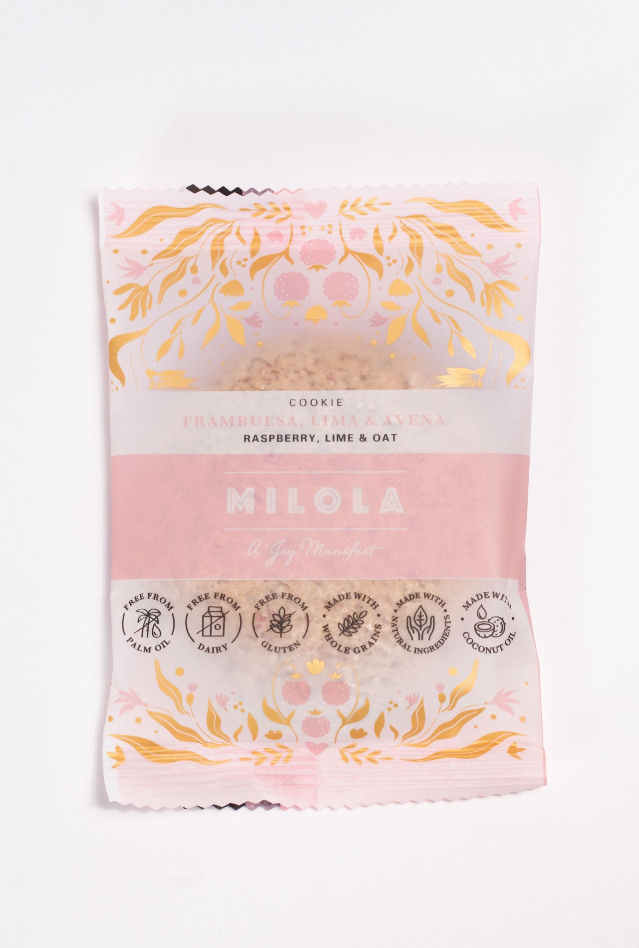 Galleta MILOLA Avena y frambuesa 50g
