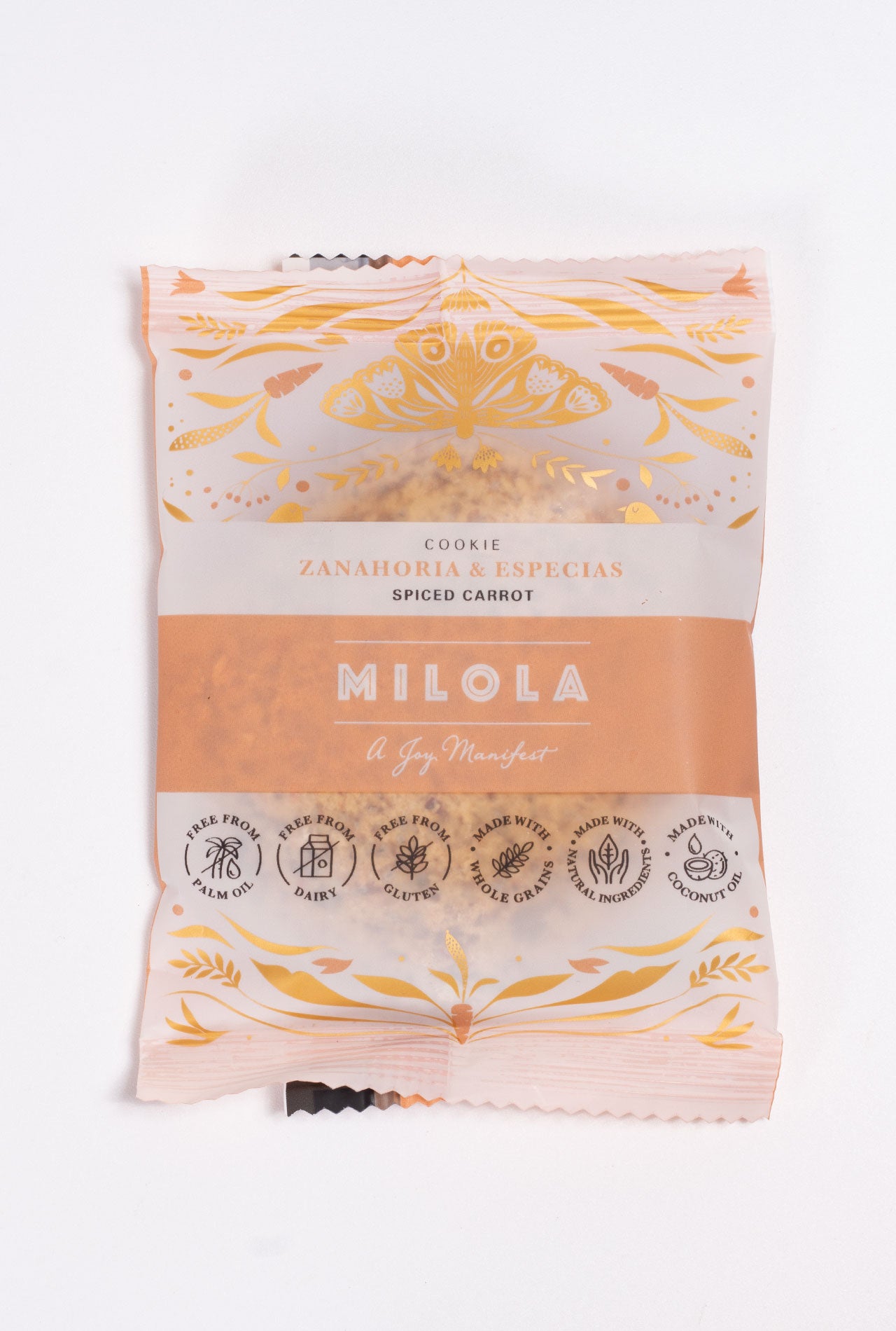 Galleta MILOLA Zanahoria especiada 50g