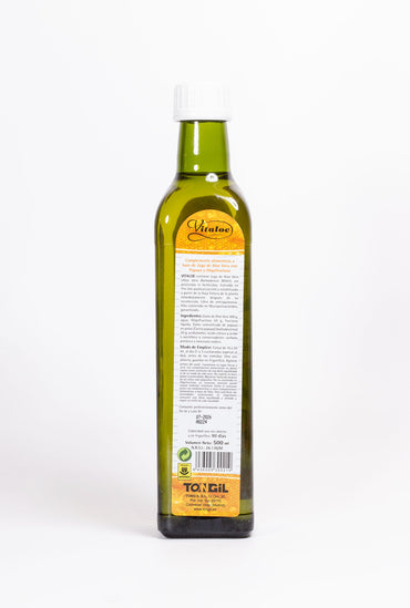 Agua de aloe vera con papaya y oligofructosa