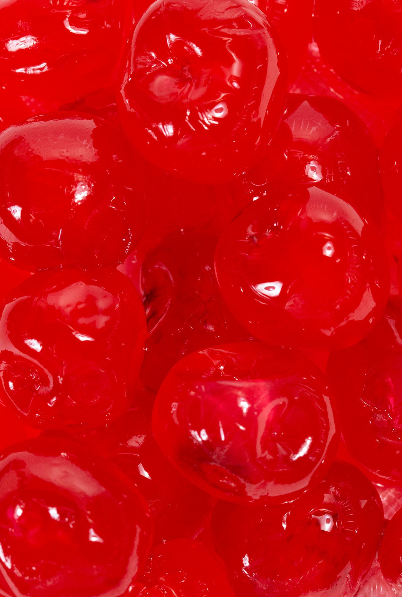 Cerezas rojas confitadas
