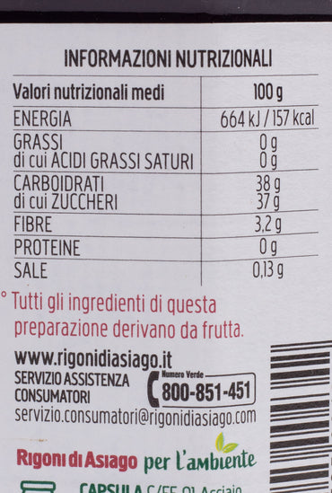 Melmelada BIO de nabius silvestres Rigoni di Asiago