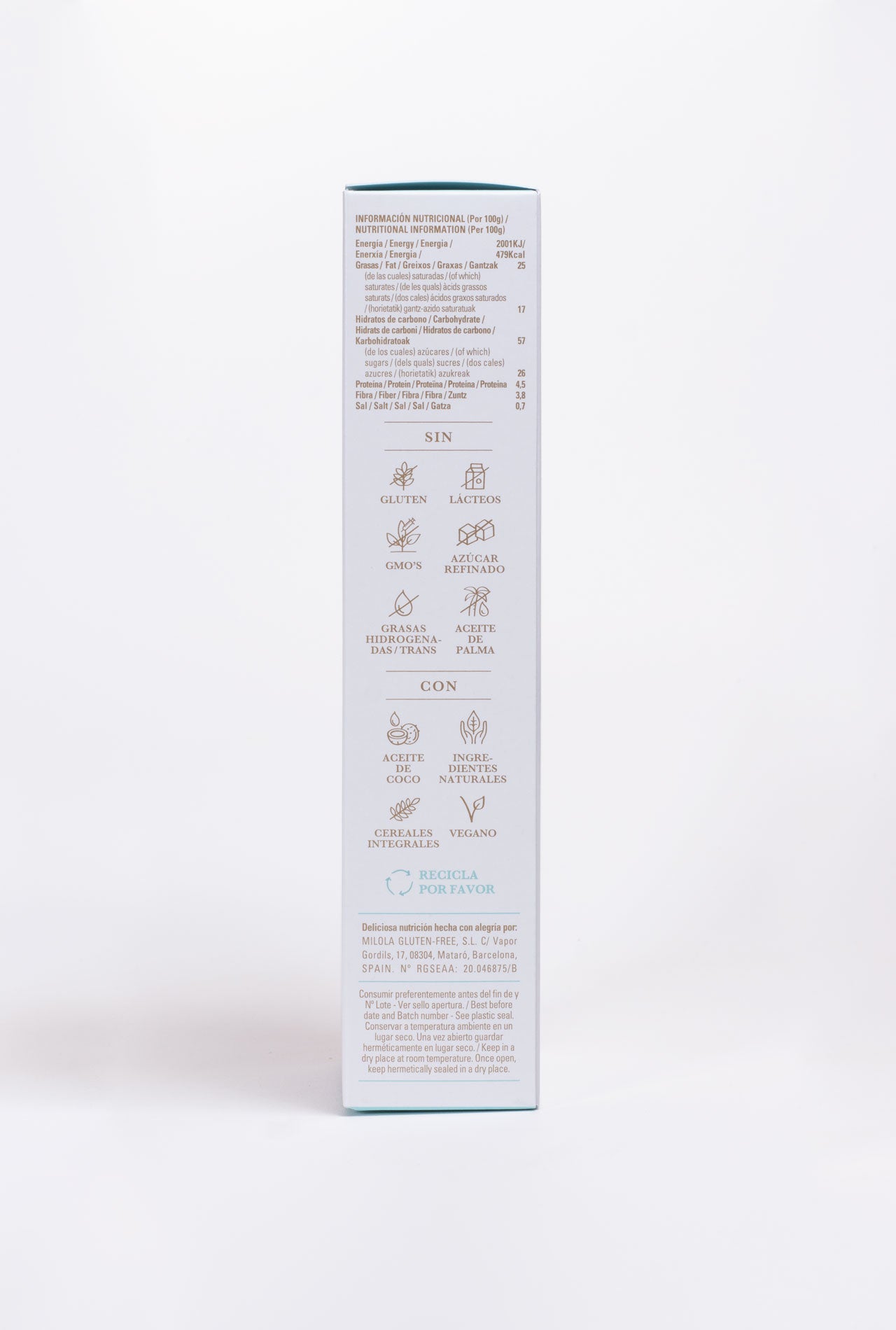 Galetes MILOLA Doble xocolata i plàtan 140g