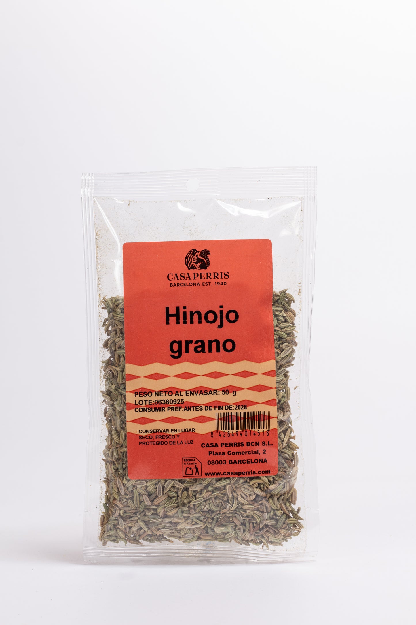 hinojo en grano