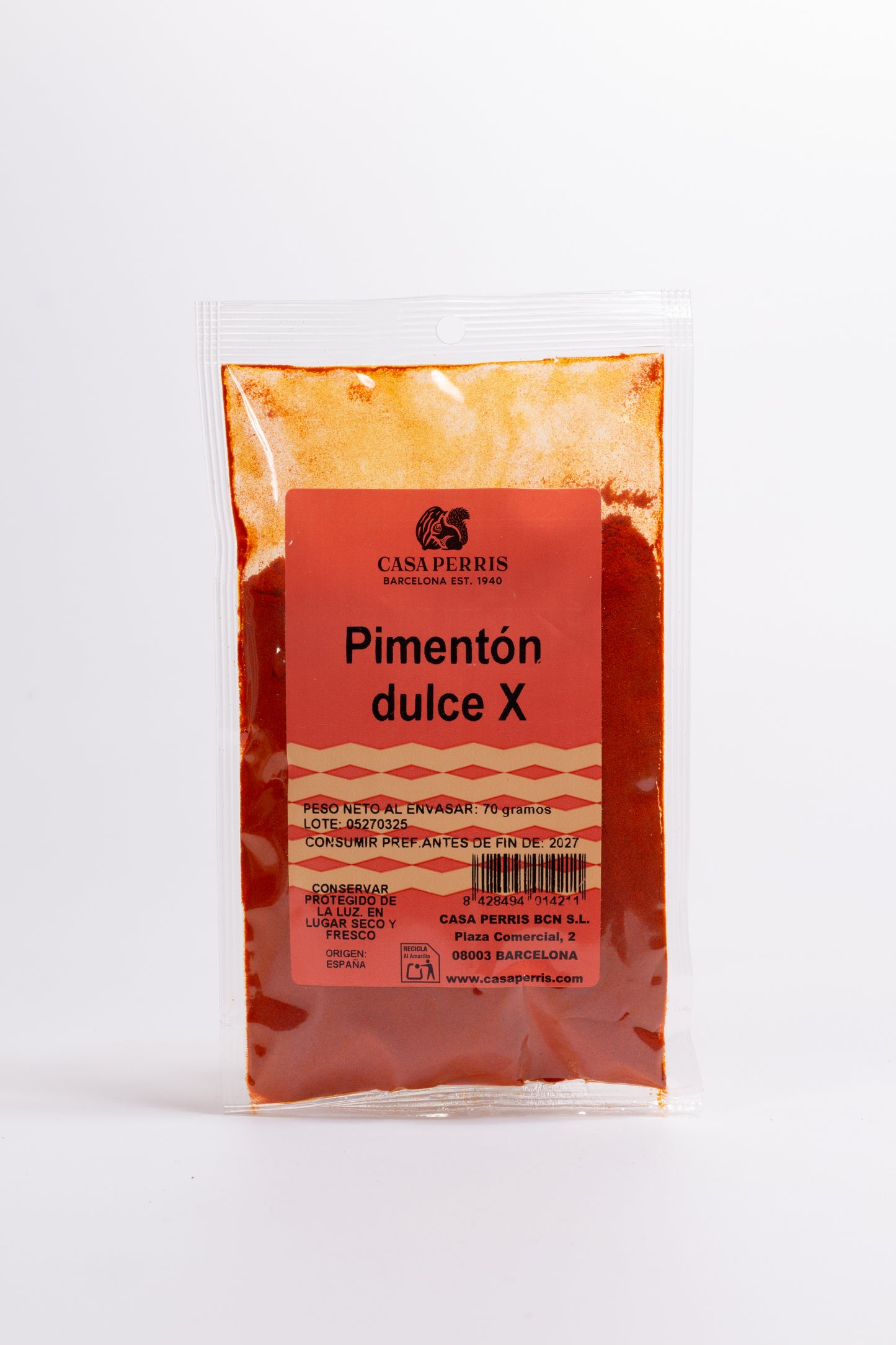 Pimentón dulce selecto 70g