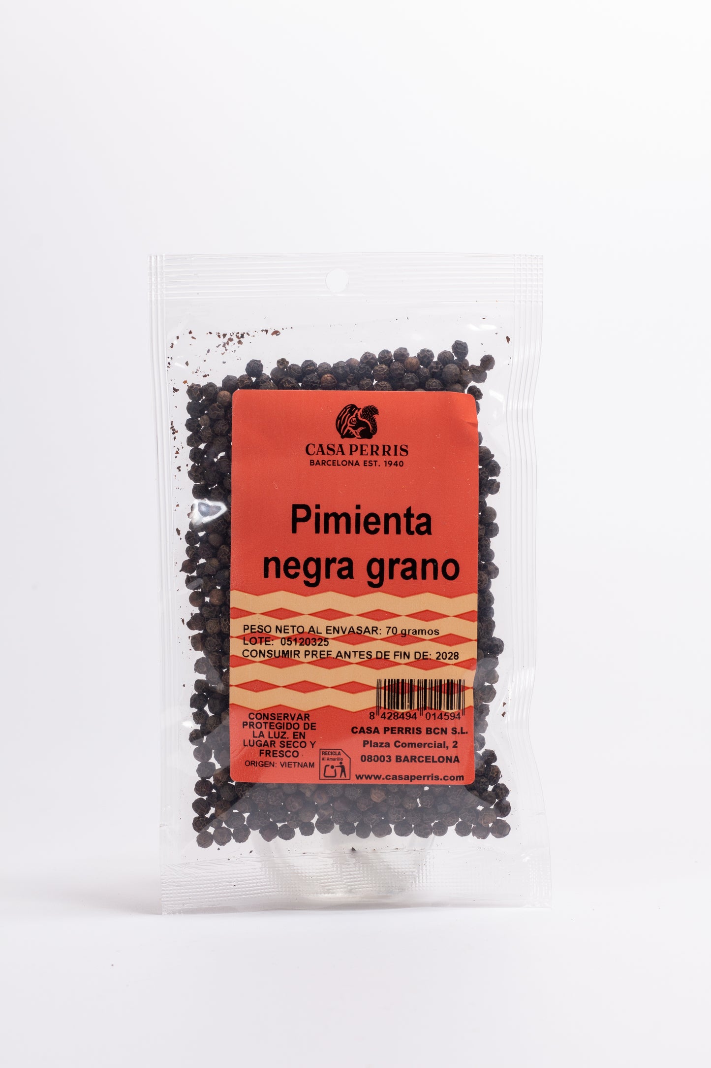 Black peppercorns 100g