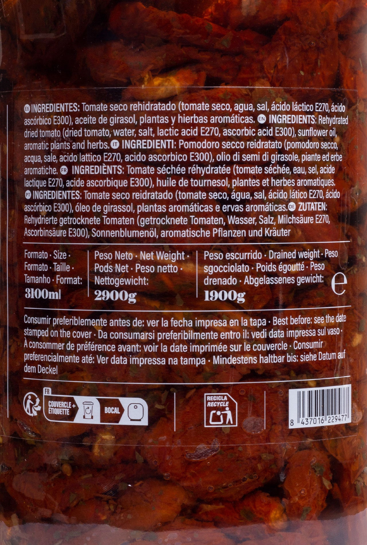 tomate seco aceite mama fiore