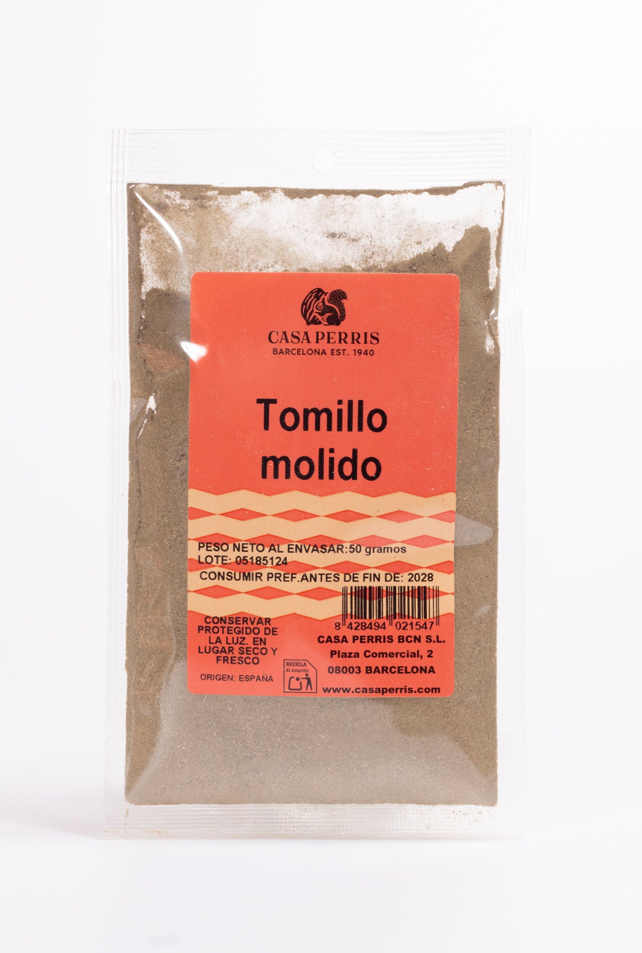 Farigola mòlta 50g