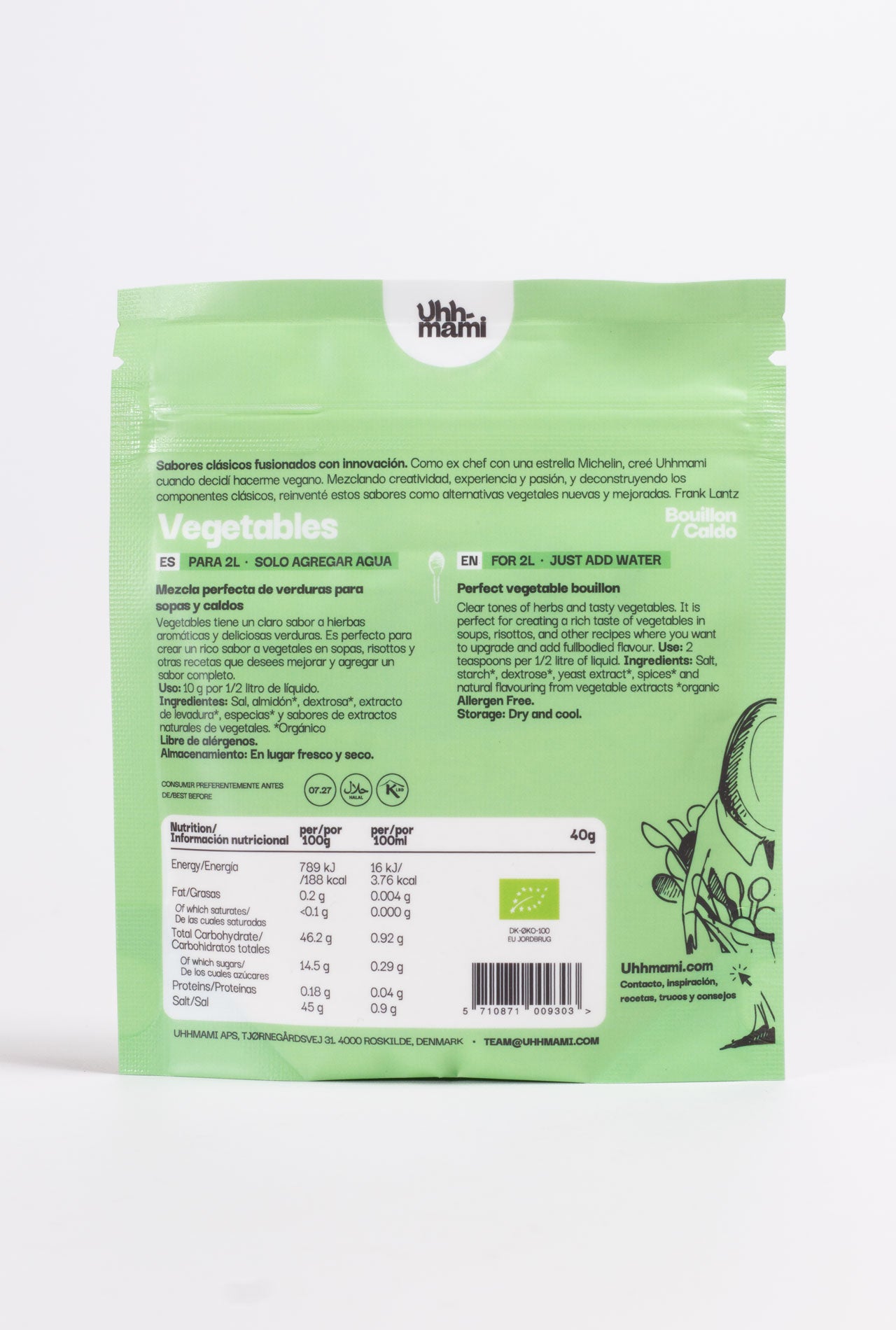 Uhh mami Vegetals per a brou 40g