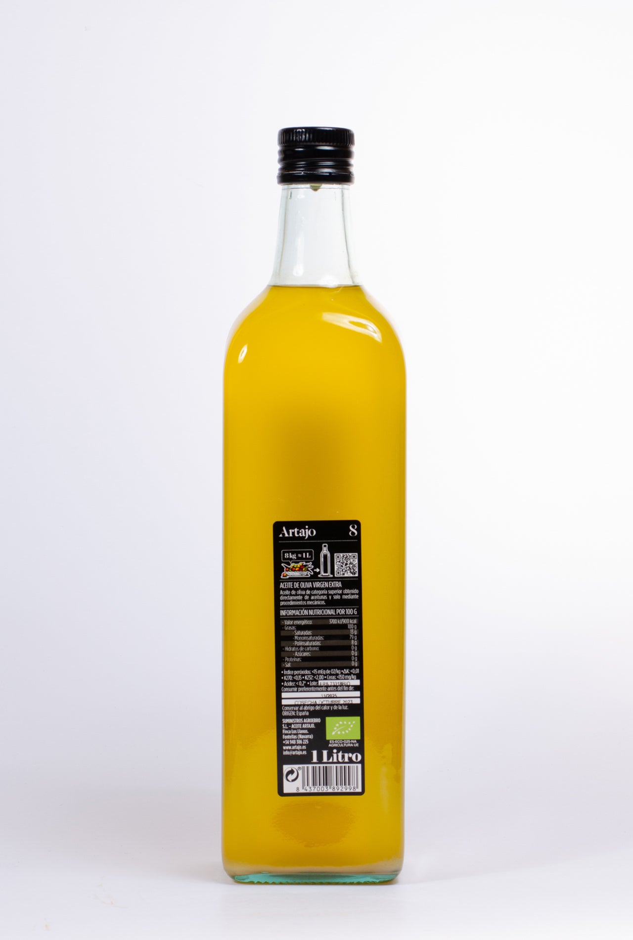 artajo aove etiquetado trasera