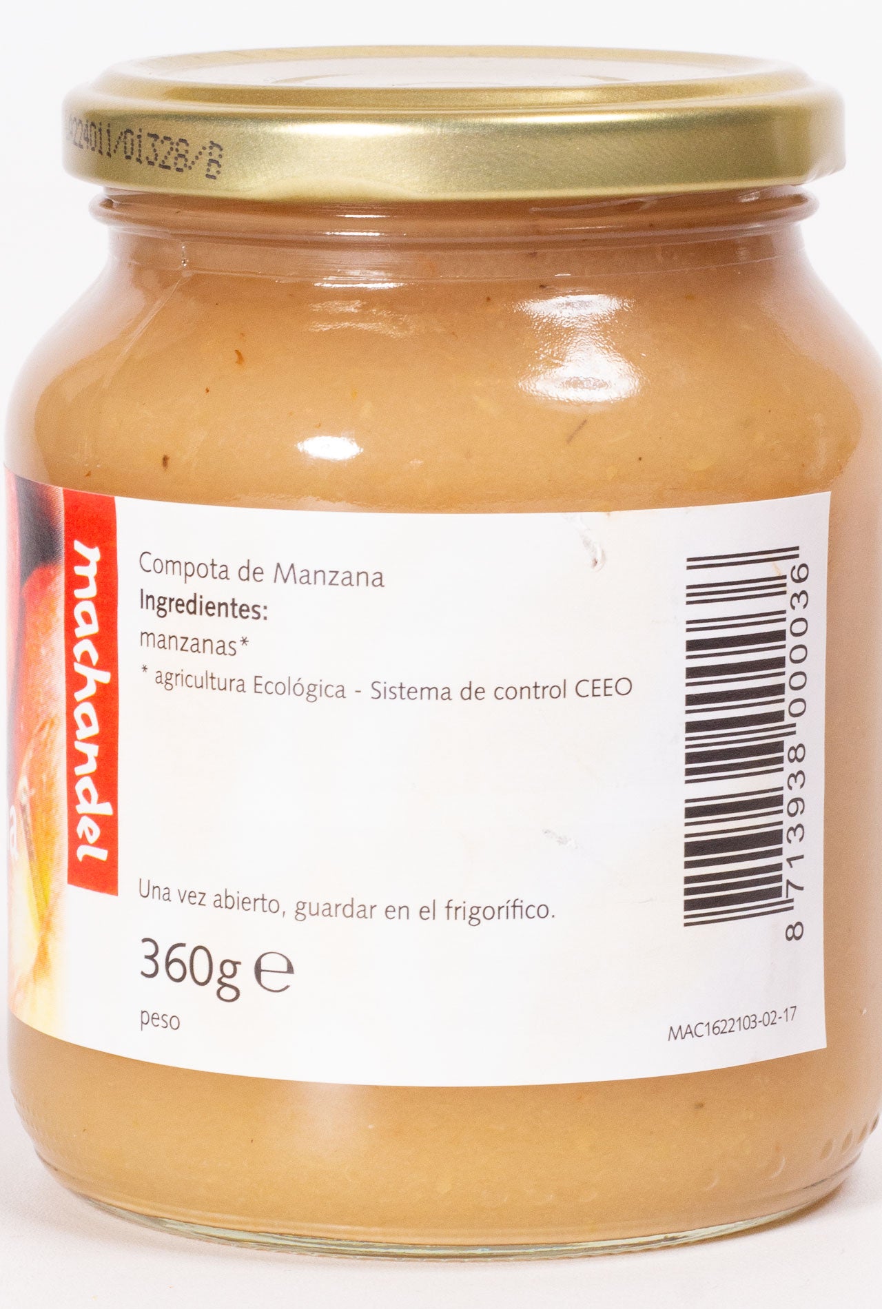 compota de manzana BIO
