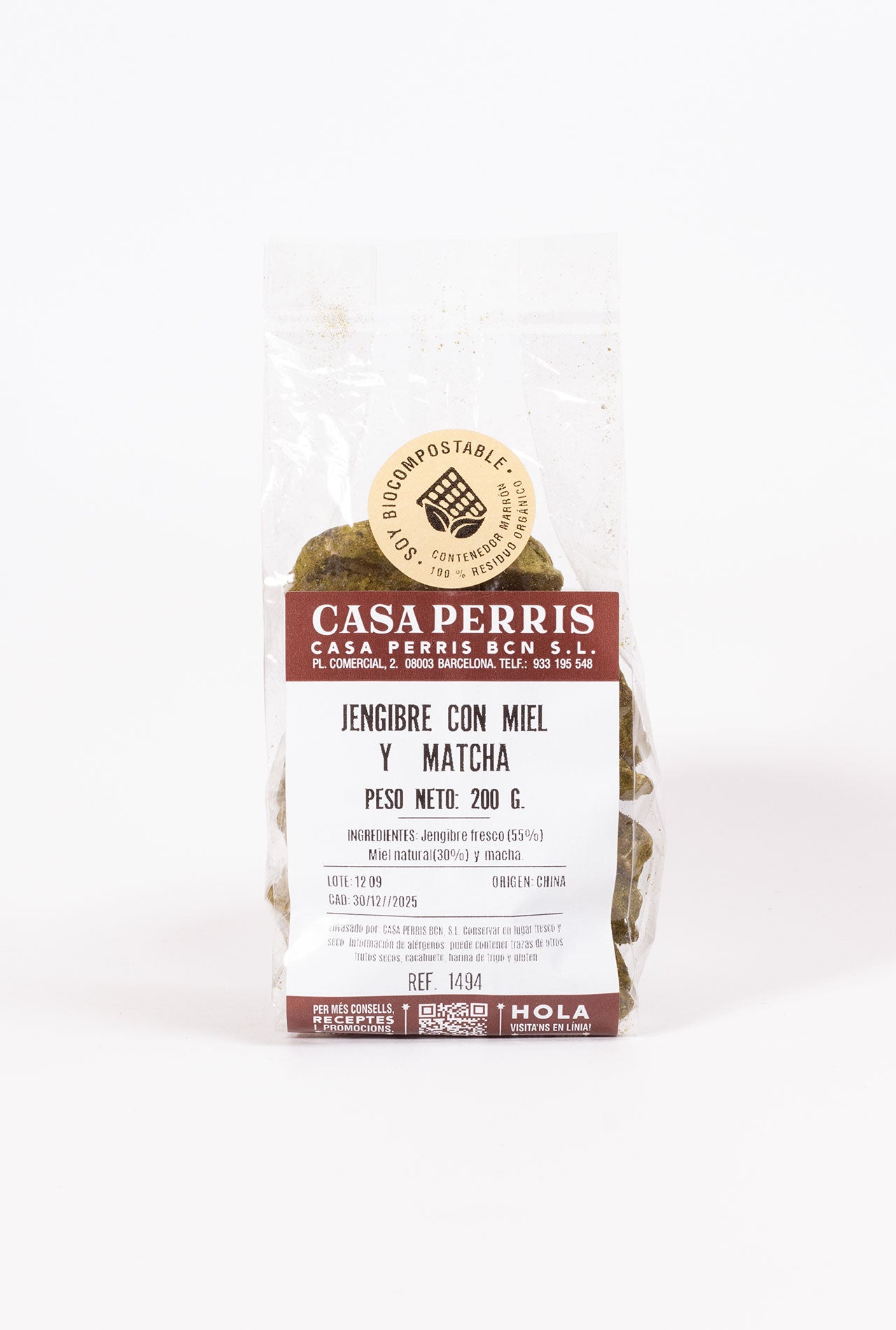 jengibre te matcha y miel