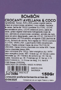 Bombones crocantes avellana y coco 150g