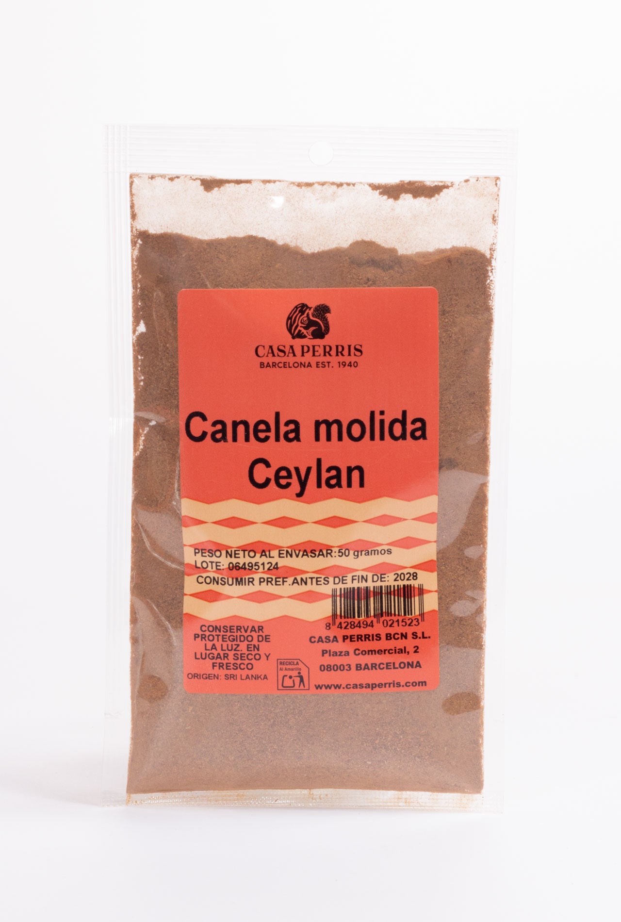 Canyella de Ceylan mòlta 80g