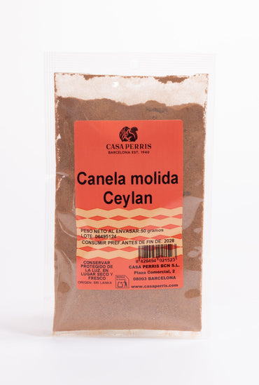 Canela de Ceylan molida 50g