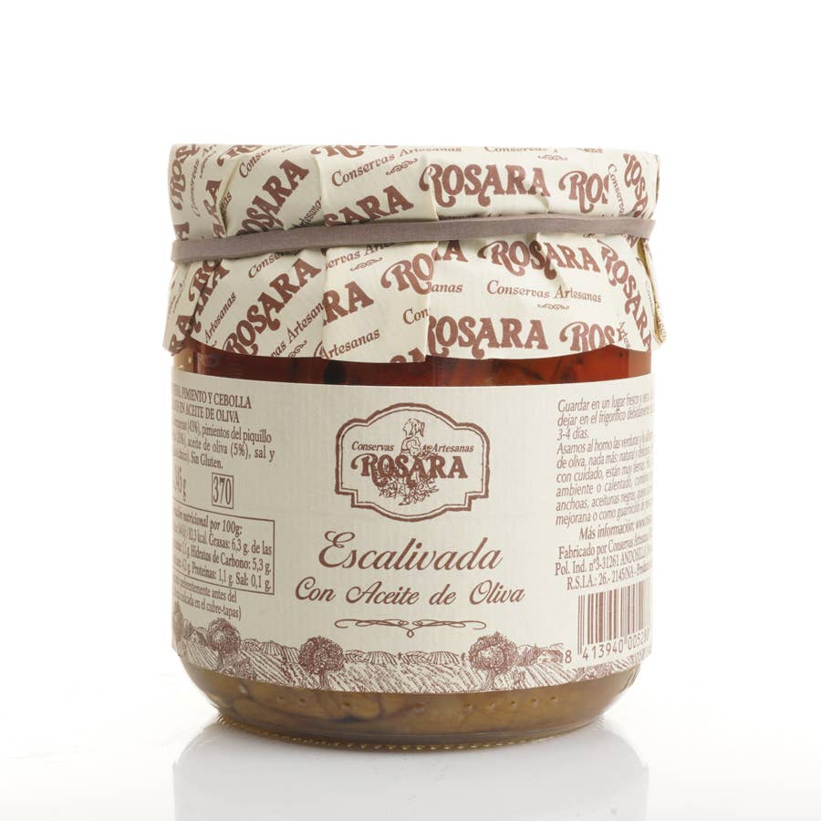 Escalivada aceite oliva Rosara