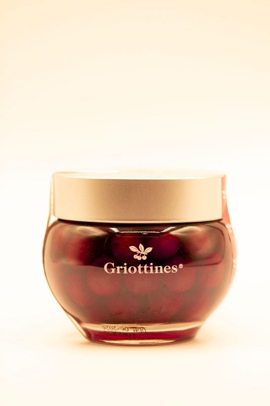 cerezas licor griottines frasco cristal