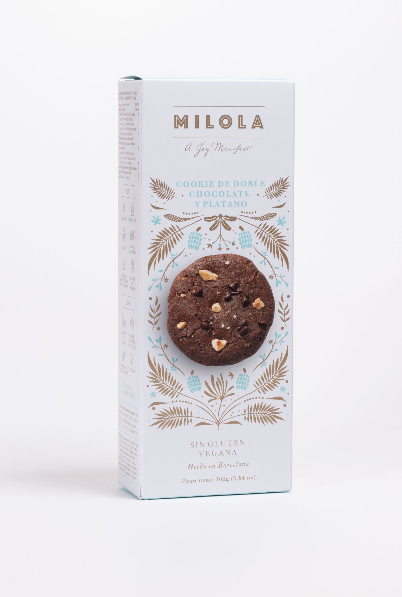 Galletas MILOLA Doble chocolate y plátano 140g