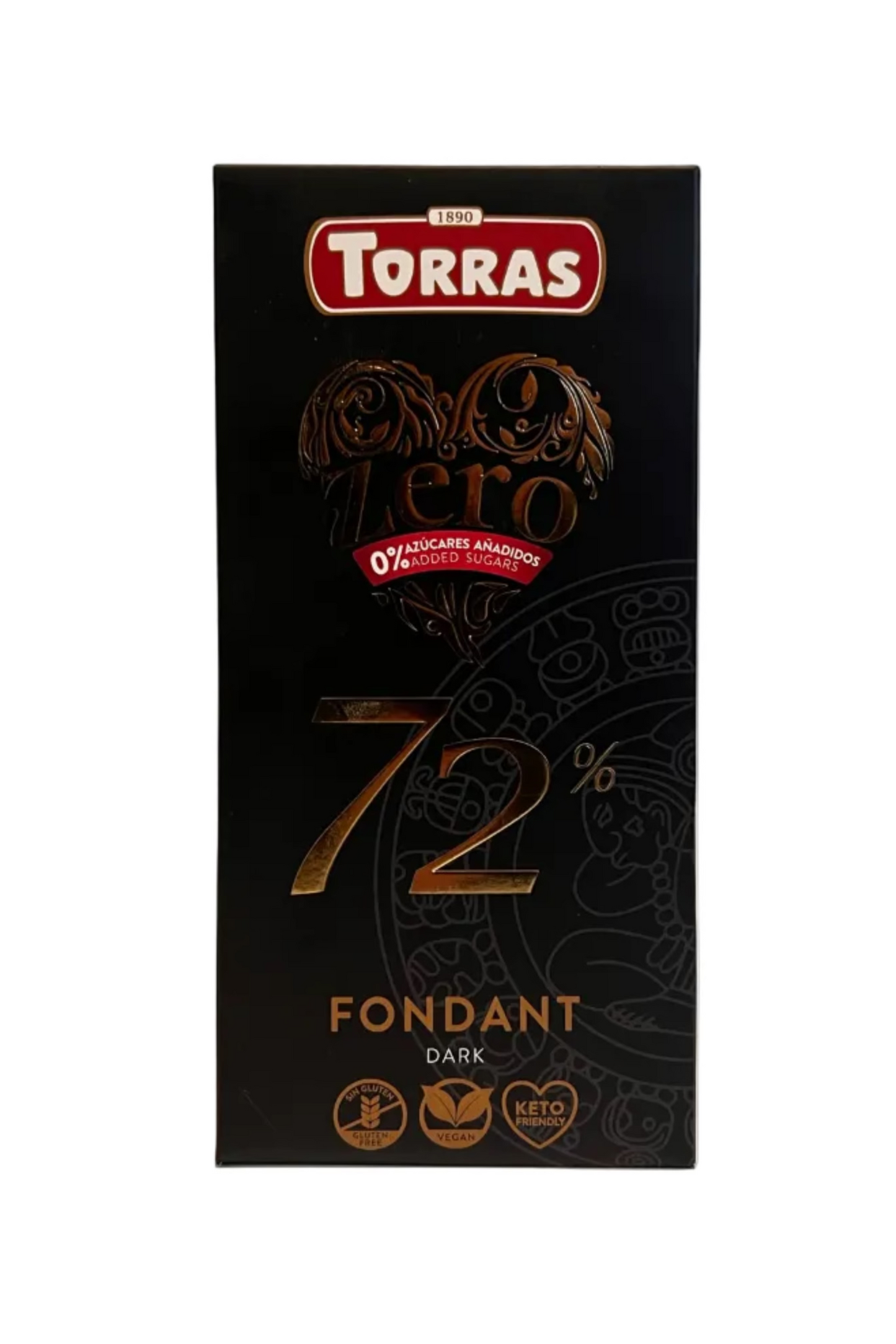 Xocolata Fondant Zero 85% cacau Torras 100g