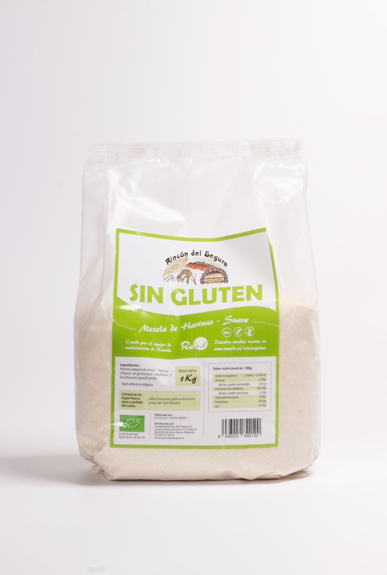 mezcla de harinas suaves sin gluten 1 kg