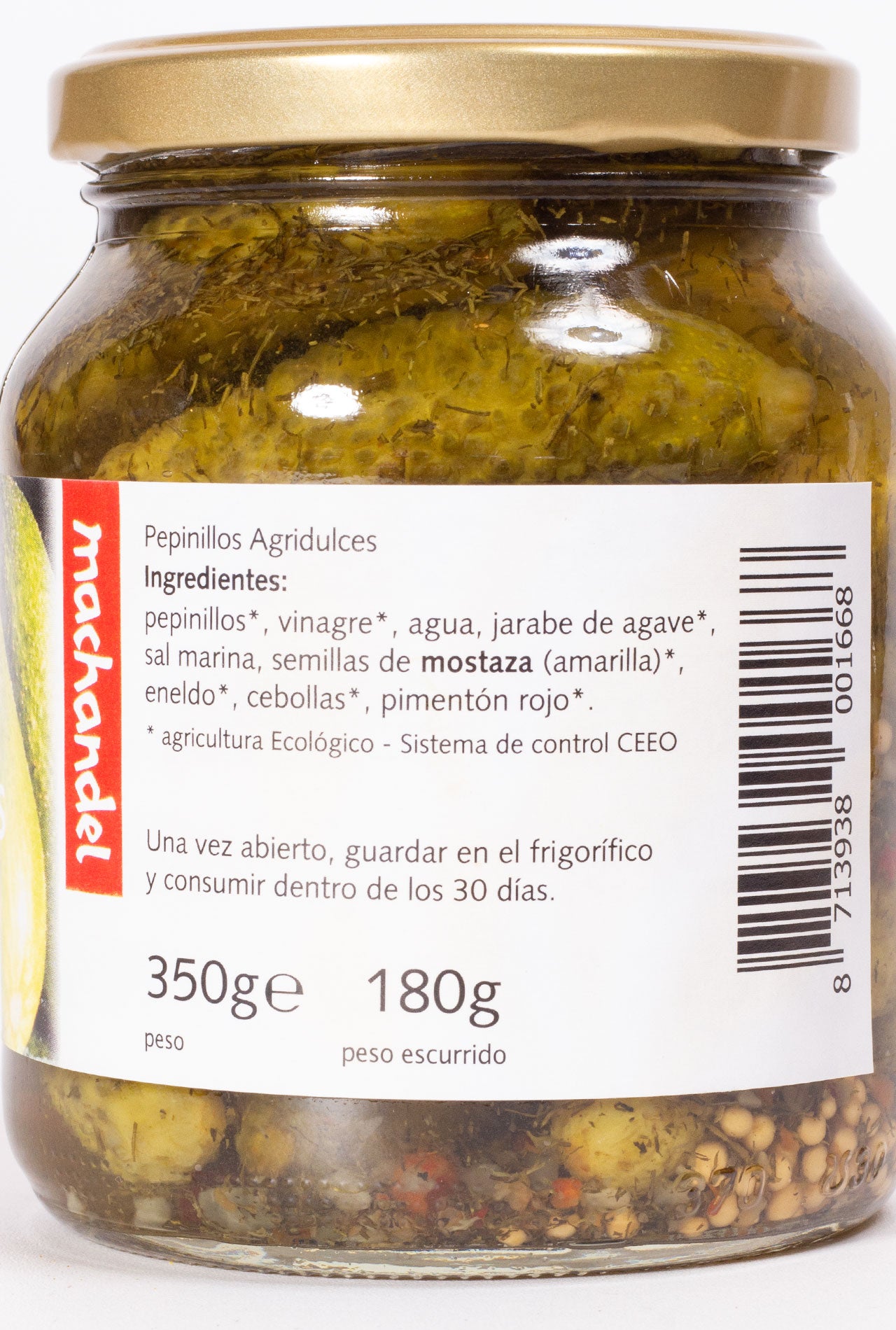 Pepinillos agridulces BIO