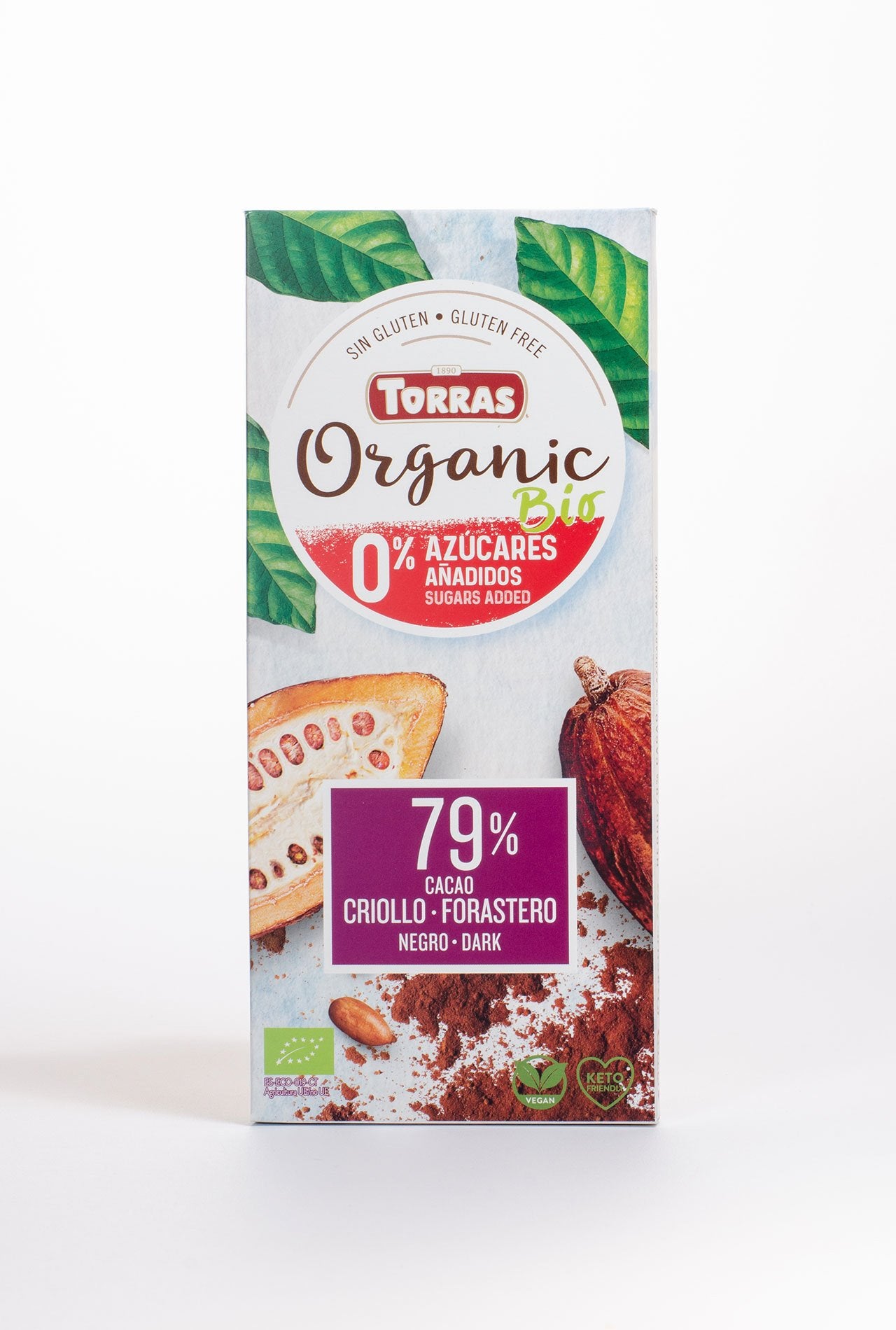 Tableta chocolate organic 79 torras