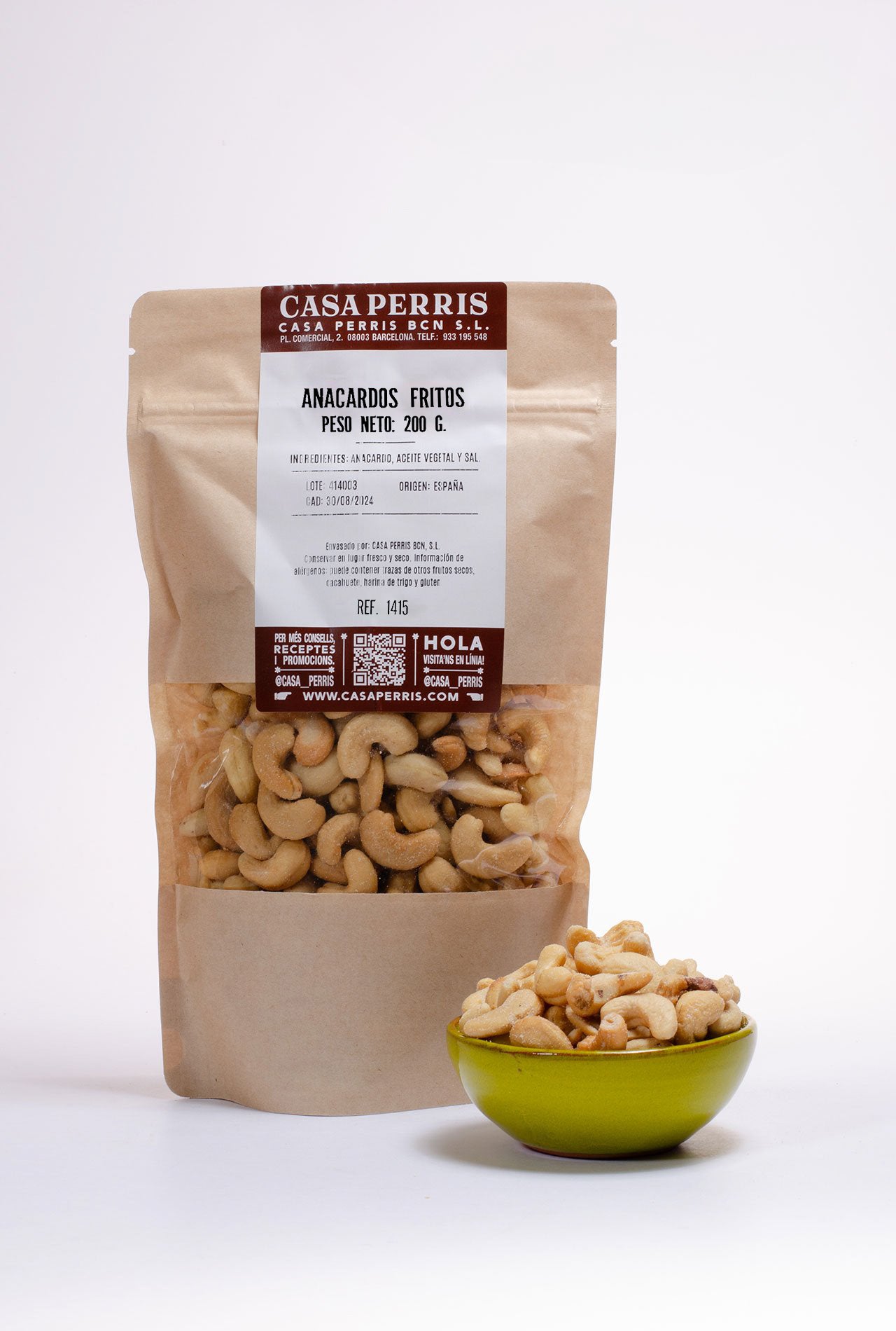 Fried cashew with salt 400 g