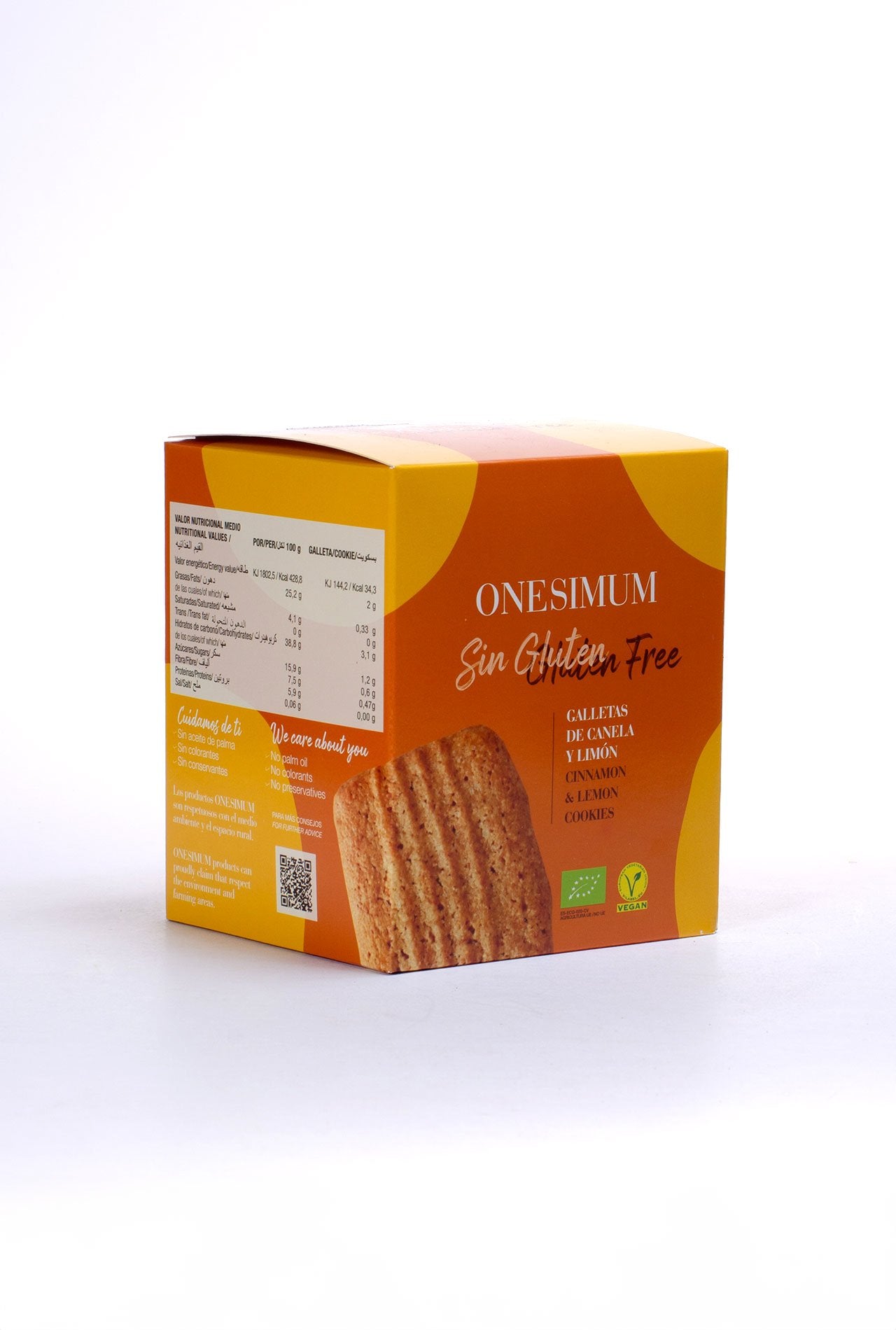 galletas sin gluten canela limon