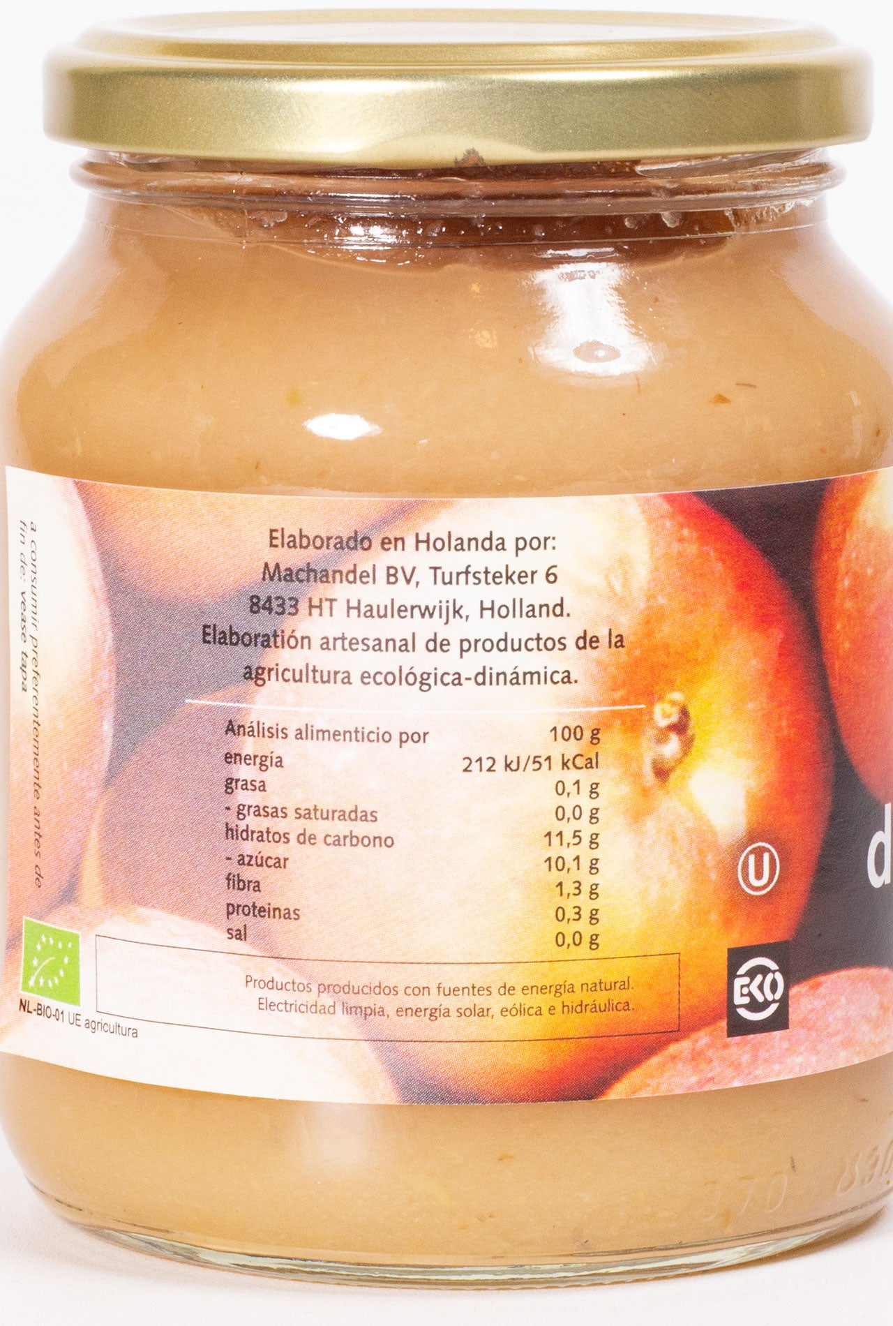 compota de manzana BIO