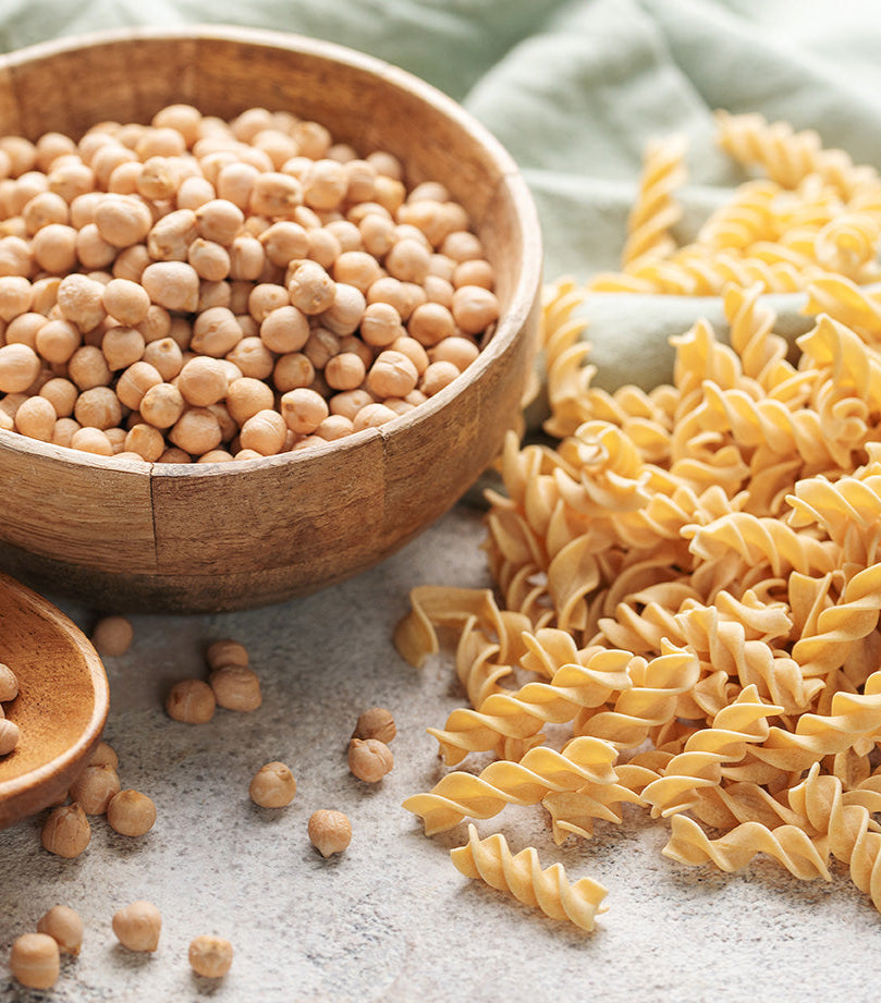 pasta de garbanzos