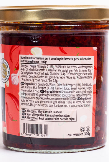 pasta harissa med cuisine etiqueta