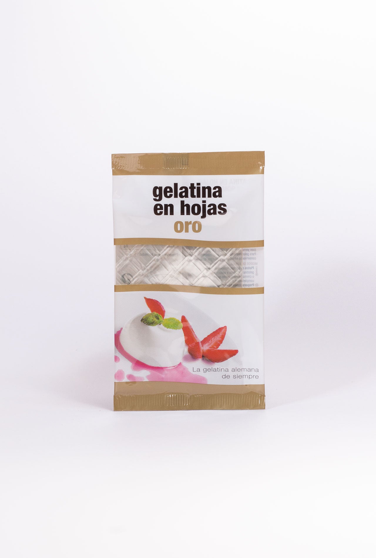 sobre gelatina hojas