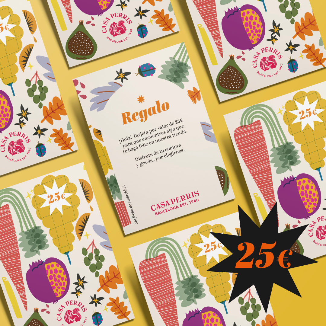 tarjeta regalo 25e